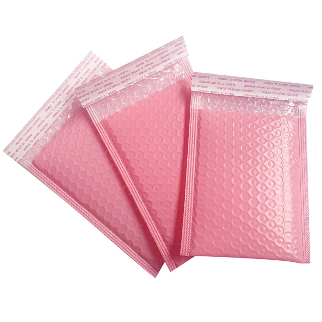 50pcs/Lot Foam Envelope Bags Self Seal Mailers Padded Shipping Envelopes With Bubble Mailing Bag Shipping Packages Bag Pink