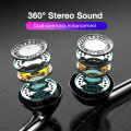 EARDECO Quad-core Mobile Wired Headphones 3.5 Sport Earbuds with Bass Phone Earphone Wire Stereo Headset Mic Music Earphones