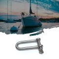 Stainless Steel Lengthened D-shaped Shackle Load-bearing Safety Insurance Hook Hook Buckle Anti-fall 4 X 40mm Outdoor Climbing