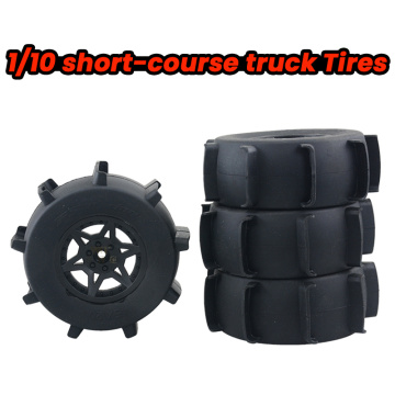 RC Car Parts Remote Control Model Cars FS 1/10 Short-course Truck Vehicle Buggy Snow/Beach Tires Tire Wheels 12mm Adapter