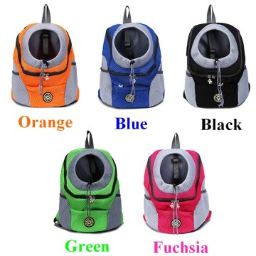 Pet Dog Carrier Cat Puppy Backpack Bag Portable Travel Front Mesh Outdoor Hiking Head Out Double Shoulder Sports Sling