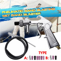 7Pcs Abrasive Air Sand Blasting Gun kit 1 ceramic nozzle 1 steel nozzle 1 Sand Suction Pipe Industrial Sandblaster Gun