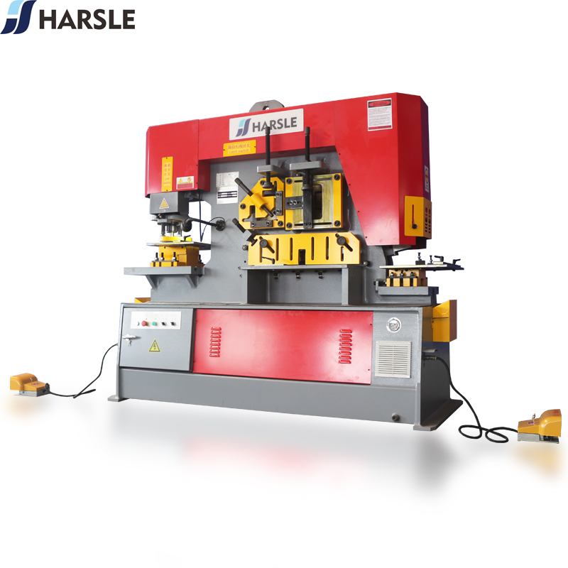 Top quality Harsle brand Hydraulic Ironworker for Shearing Bending Punching
