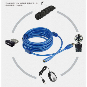 Hot 30CM 150CM 3M 5M Universal USB 2.0 Extension Cable 1m High Speed M/F Male To Female Wire data Connector Adapter