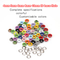 100pcs eyelets grommets Scrapbook Metal eyelets For Scrapbooking DIY embelishment for homework clothes sewing garment eyelets