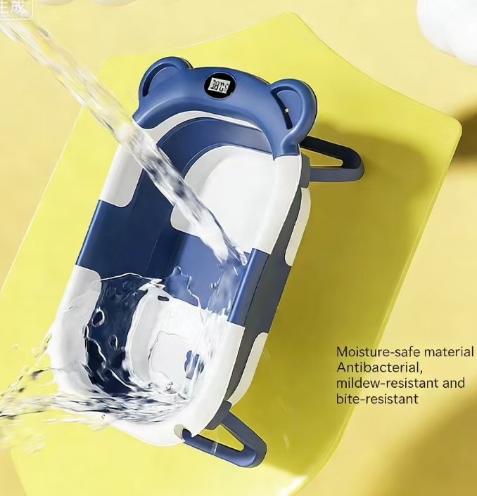 Tri Fold Bathtub With Bear Design