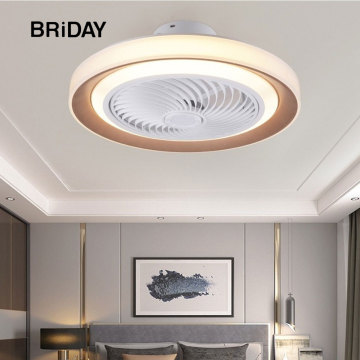 modern led ceiling fan lamps with lights 50cm smart app bluetooth remote control ventilator lamp Silent Motor bedroom decor