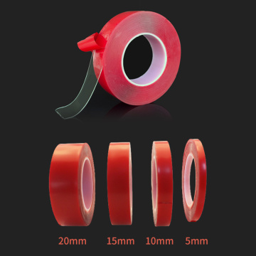 5/10/15/20mm Transparent Silicone Double Sided Tape Strip Waterproof Household Wall Adhesive Tapes Car Sticker Auto Tape Sticker