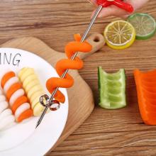 Rotating Machine Manual Magic Roller Spiral Slicer Radish Potato Spiral Cutter Kitchen Fruit Vegetable Slicer Spiral Cutter Tool