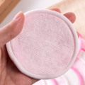 1pc Round Reusable Cotton Pads 3 Layers Washable Facial Make Up Remover Cleaning Wipe Pads