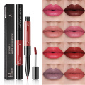 Hot! Lip Pen Maquiagem Profissional Completa 2 In 1 Lip Liner Pencil Lipstick Lip Makeup Waterproof Nude Color Cosmetics TSLM1