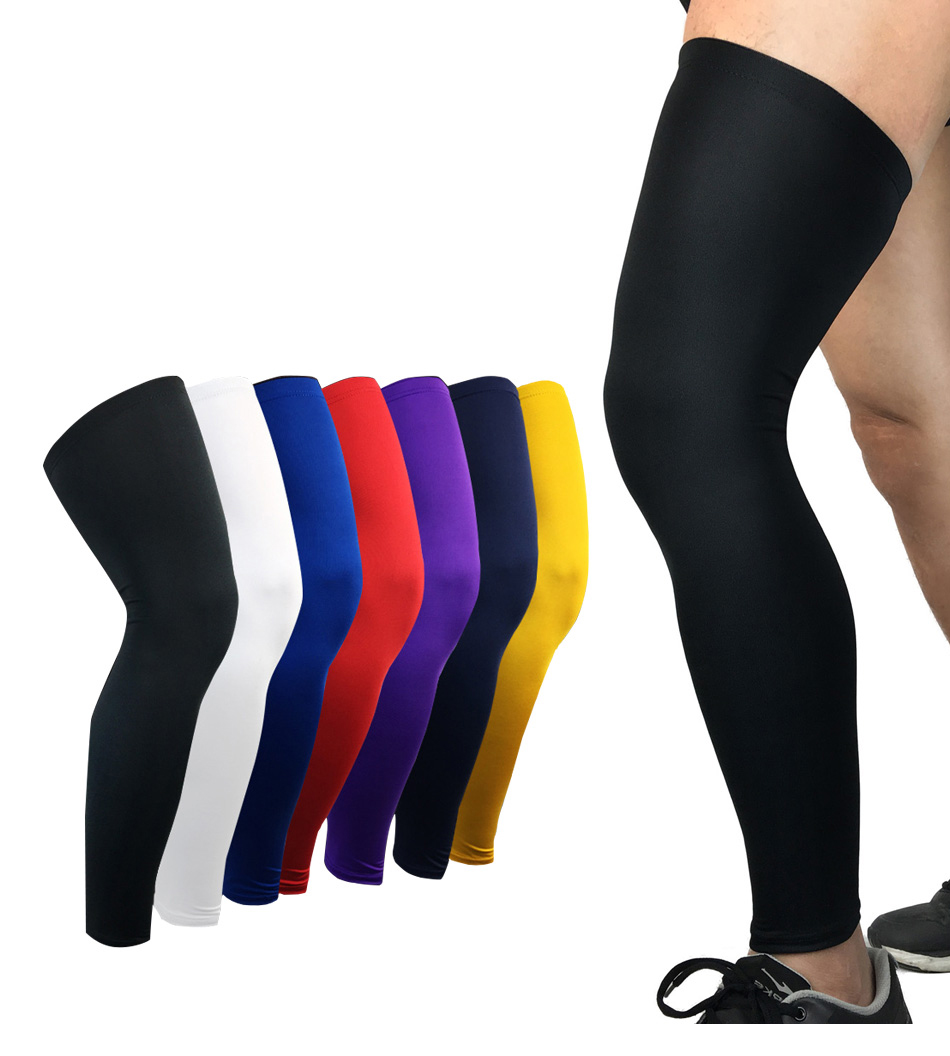 2020 New 1PC Compression Sleeves Knee Pads for Men Basketball Brace Cycling Legs Protective Gear Support leg warmers