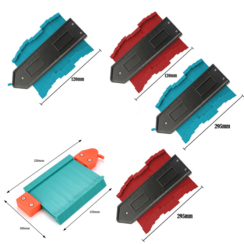 5/6/10inch Contour Gauge Plastic Profile Copy Gauge Irregular Profile Ruler Gauge Duplicator Contour Gauge