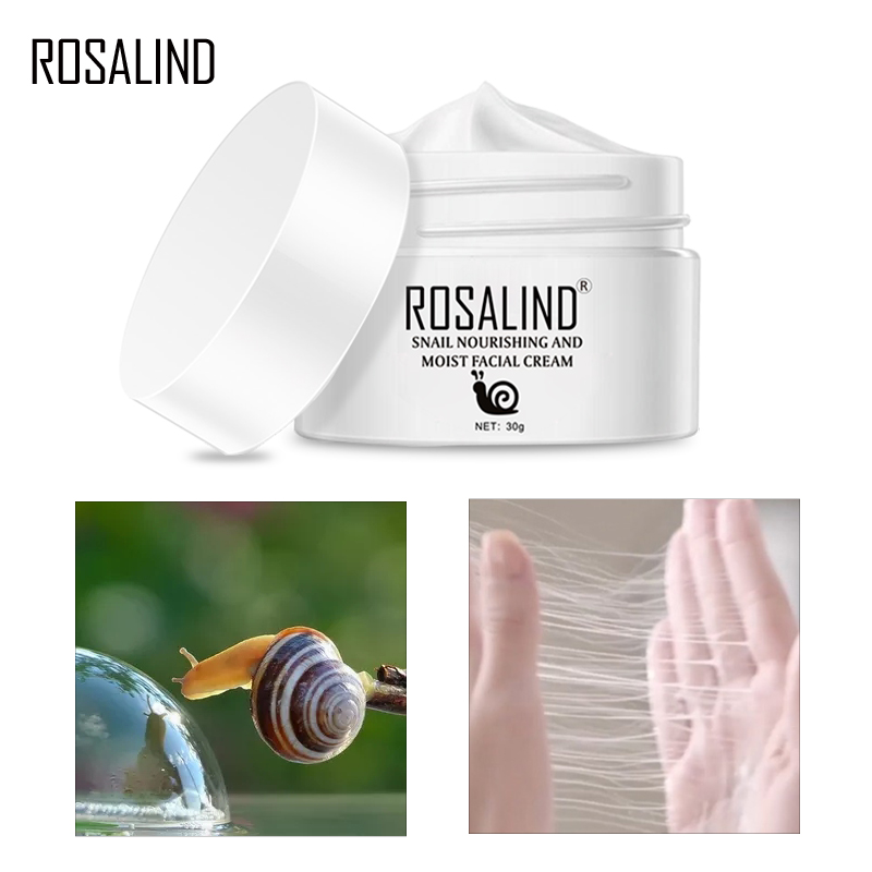 ROSALIND Hyaluronic Acid Snail Face Cream Anti Wrinkle Anti Aging Snail Facial Cream Skin korean Cosmetics Cream For Face Care