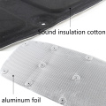 NHAUTP 1Pcs Car Accessories For Suzuki Jimny 2019 2020 Hood Sound Heat Insulation Cotton Pads Aluminum Foil