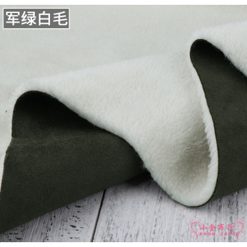 Suede Composite Lambskin Fabric for Autumn and Winter