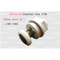 8X 27MM SHOWER DOOR SINGLE WHEELS ROLLERS RUNNERS PULLEYS PARTIALITY