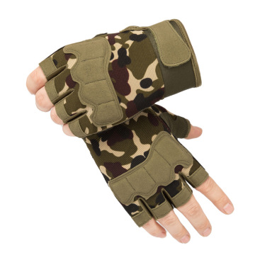 Men Tactical Gloves Military Army Shooting Cut Proof Fingerless Gloves Anti-Slip Outdoor Sports Paintball Airsoft Bicycle Gloves