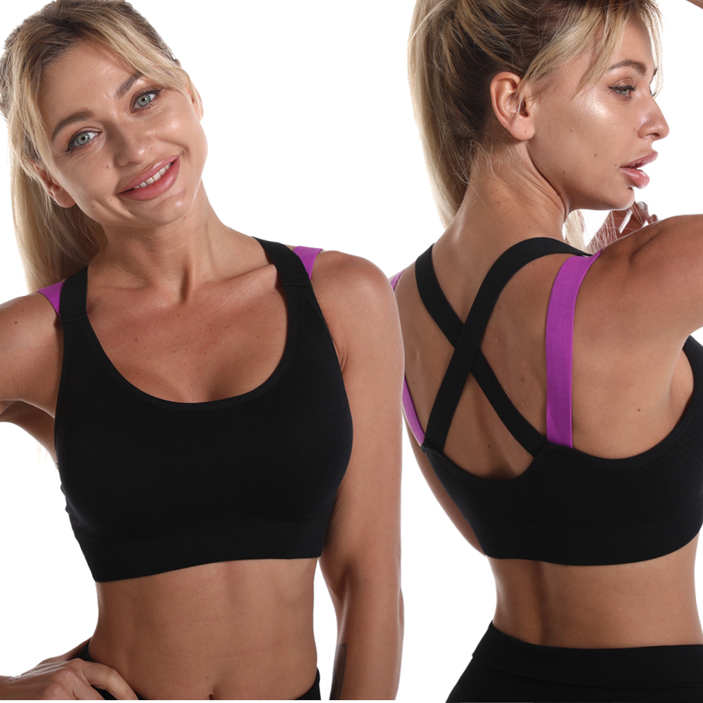 Sports Bra for Women Gym Seamless High Impact Sports Bra Yoga Fitness Top Female Underwear Push-up bra Sportswear bralette