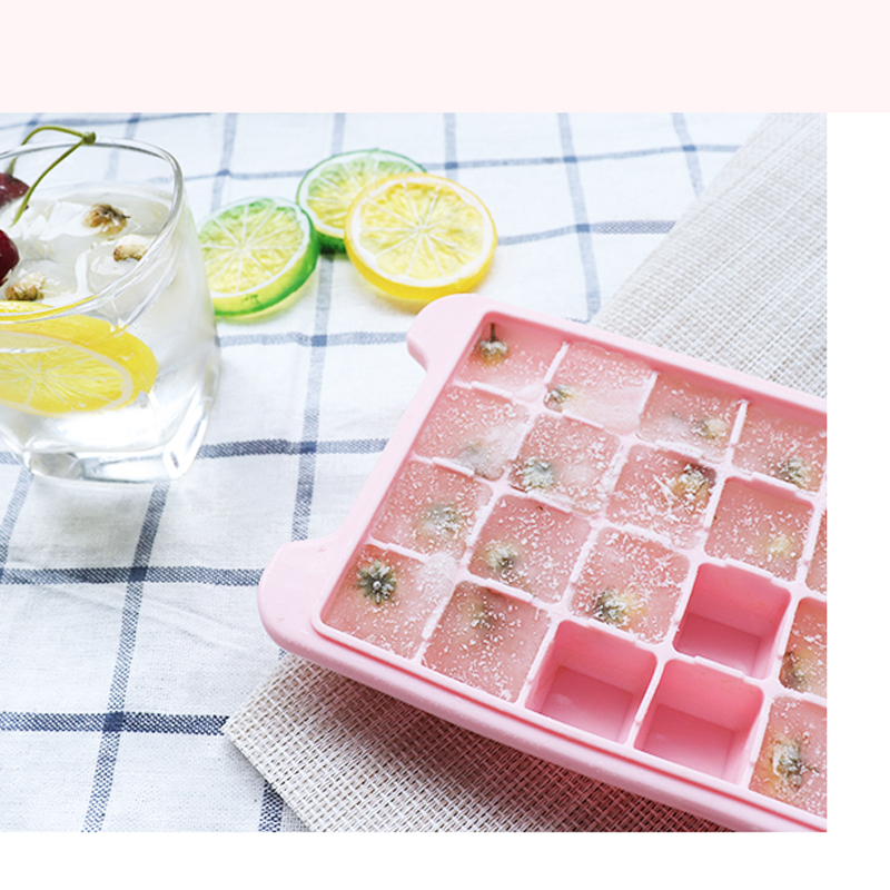36 Grid Silicone Ice Cube Box With Lid Homemade Ice Iockey Artifact Home Freezer Refrigerator Ice Cube Mold Kitchen Accessorie