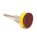 100Pcs 1inch Sanding Disc + Loop Sanding Pad 1inch + 1/8inch Shank Abrasives Ho Loop Backer SandPaper Mixed Set