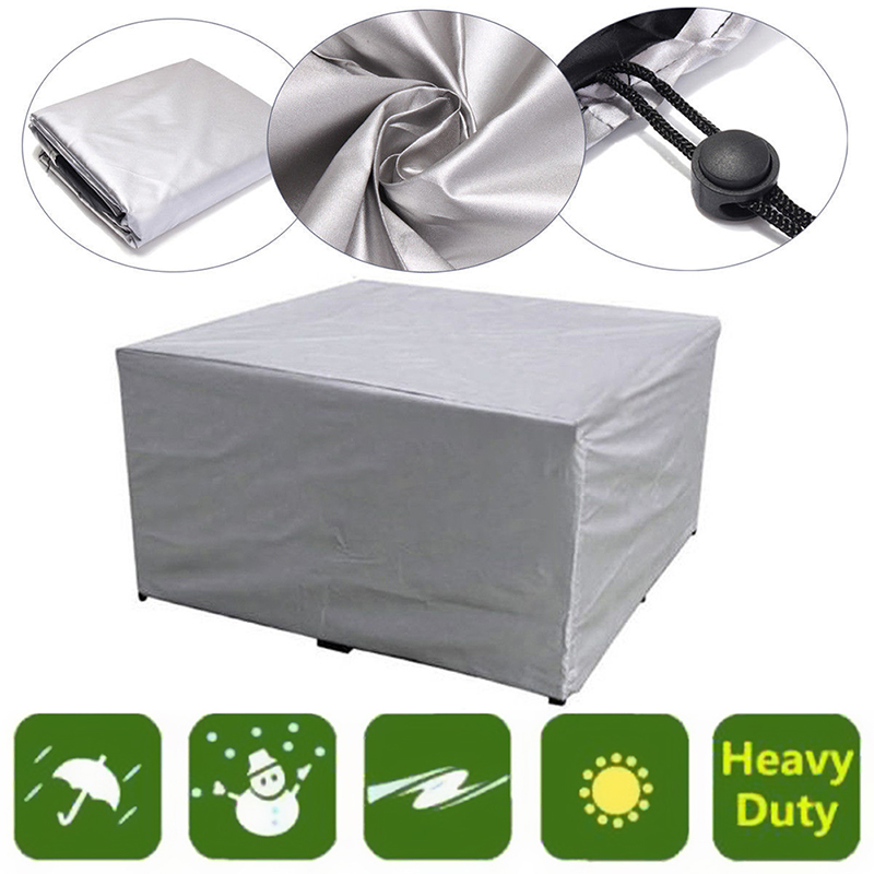 4Sizes Cover Waterproof Outdoor Patio Dust Garden Furniture Covers Sofa Chair Table Cover For Dust Proof Cover Rain Snow