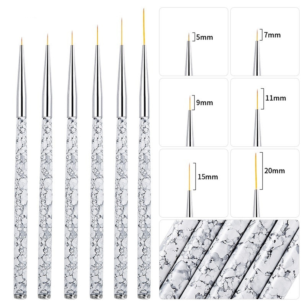 3Pcs/Set Mixed Size Marble Pattern Nail Dotting Tool for Spider Gel Professional Nail Art Design Dotting Painting Drawing Tools