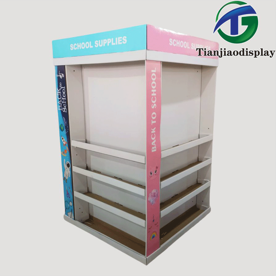 Eco-Friendly Foldable Display Rack for Product Showcases