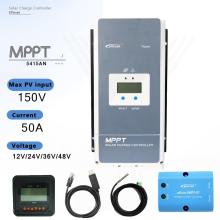 EPever Tracer5415AN 50A Solar Charger Controller MPPT 12V 24V 36V 48V Auto for Max 150V Solar Panel Input Regulator With MT50