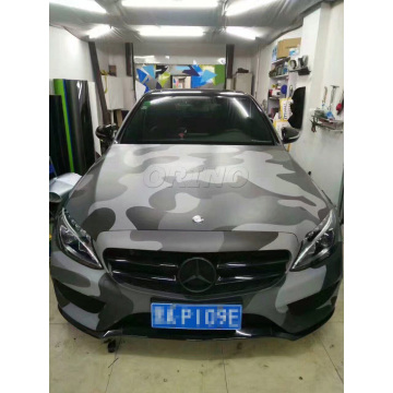 Car Styling Grey Camo Vinyl Wrapping Gray Camouflage Car Wrap Vinyl Sticker Film Car Body Covers Wraps With Air Bubble Free