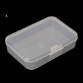 Rectangle Plastic Storage Box Jewelry Display Organizer Card Case Hardware Accessory Container Electronic Components Tool Holder