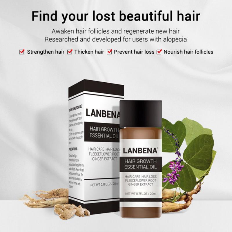 20ml Natural Extract Liquid Hair Conditioner Hair Loss Essential Oils for scalp Nourishing Leave-in Hair Growth Treatments TSLM1