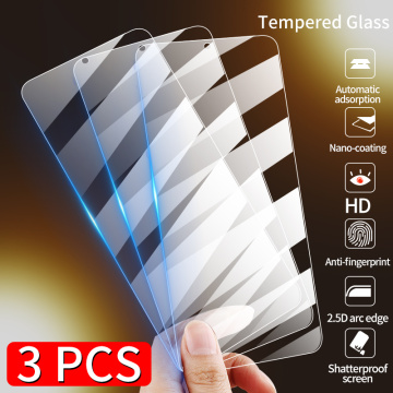 3 Pcs Tempered Glass For Xiaomi Poco X3 NFC F2 Pro X2 F1 Screen Protector For Redmi Note 9 8 7 Pro 9s 8T 9A 9C 8A 7A Glass Film