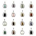 Gemstone Apple Charm Pendant Rhinestone Crystal Apple Shape Pendant for DIY Jewelry Making for Anniversary Gift Mother Day Gifts