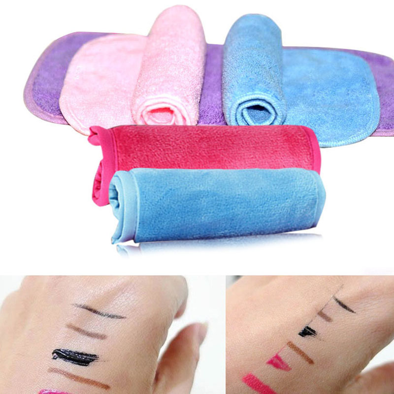 40*17cm Microfiber Makeup Remover Reusable Makeup Eraser Towel Remover Wipes No Need Cleansing Oil