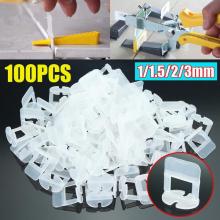 100pcs Wedges Clips Plastic Ceramic Surface Smoothness Improving Placement Speed Tile Leveling System Locator Flooring Tools