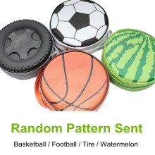 Watermelon/Football/Tyre CD Case Portable Carry CD Holder Earphone DVD Storage Box Large Capacity Wallet Cover Bag Case 40 Discs