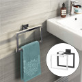 Xueqin 304 Stainless Steel Square Towel Ring Holder Bathroom Wall Mounted Towel Rack For Towel Hanger ACC121