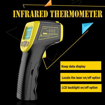 Digital Infrared Thermometer Non Contact Laser IR Temperature LCD Display Gun Pyrometer Tester Industrial Temperature Instrument