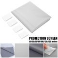 UNIC Universal 16:9 Projection Screen 50 72 84 100 120 130 inch Reflective Fabric For Epson BenQ XGIMI LCD DLP Projector 4K