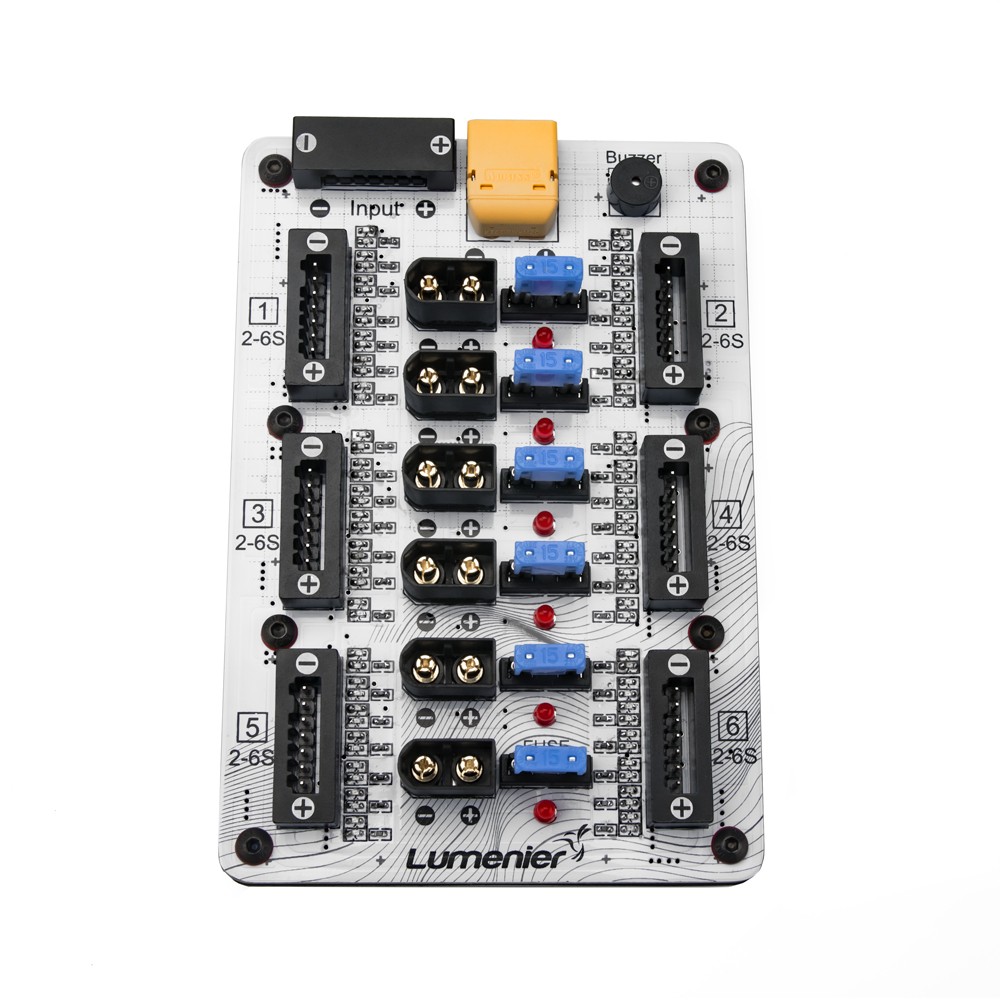 Lumenier ParaGuard XT30 1-4S/ XT60 1-6S 4/6 Port Safe Parallel Charging Board for RC FPV Racing Freestyle Drone Batteries