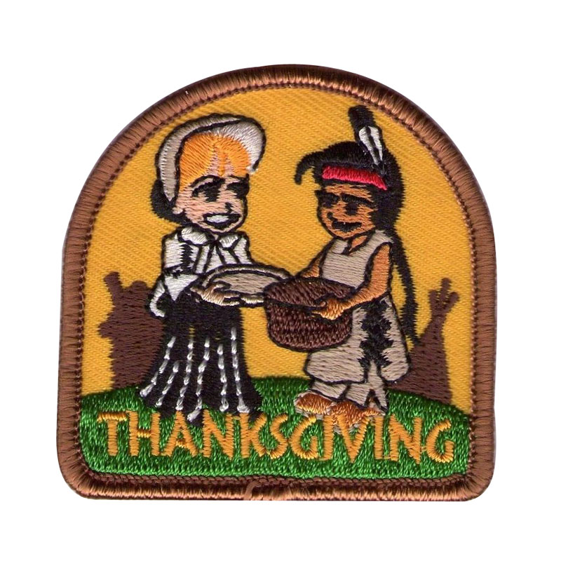 Thanksgiving Day Embroidery Patch