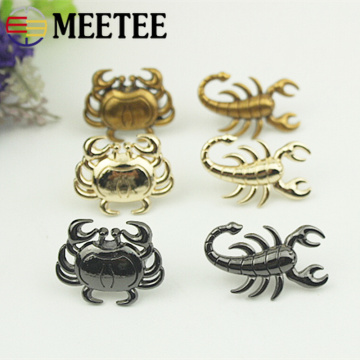 5/10pcs Meetee Lobster Crab Metal Buckles for Bag Handbag Shoes Decorative Buckle DIY Leather Craft Luggage Hardware Accessories