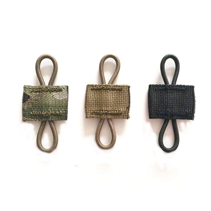 3pcs Tactical Molle Ribbon Buckle Binding Retainer for PTT Antenna Stick Pipe