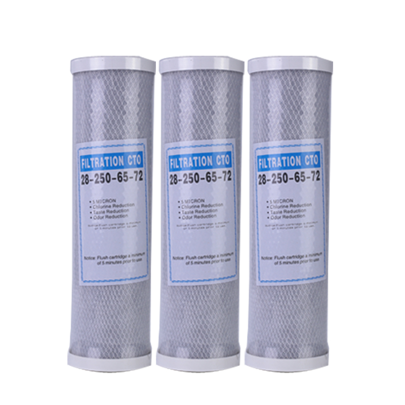 3pcs Water Filter Activated Carbon Cartridge Filter 10 Inch Cartridge Replacement Purifier Cto Block Carbon Filter Waterpurifie