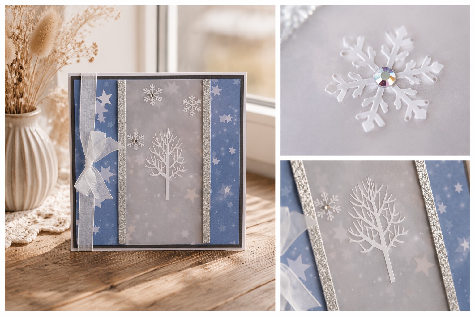 Delicate Winter Snowflake — Detail Showcase