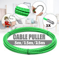 4mm 5m/15m/25m Fiberglass Cable Push Pullers Duct Snake Rodder Fish Tape Wire POM Fish Draw Tape Electrical Cable Puller