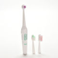 1Pcs Battery Operated Electric Toothbrush with 3 Brush Heads No Rechargeable Tooth Brush Oral Hygiene Health Products