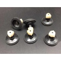 6PCS Take-up drive pulley With rubber ring for cassette deck audio tape record player