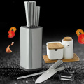 Stainless Steel Kitchen Knife Stand Tool Holder Multifunctional Tool Holder 8 Knife Block Knife Bag Kitchen Knife Holder